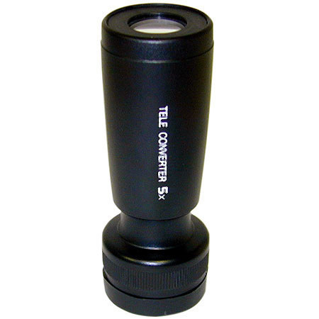 Sunpak Mini 5x Compact Telephoto Conversion Lens fits 37mm, 49mm &amp; 52mm Threads , with pouch. image