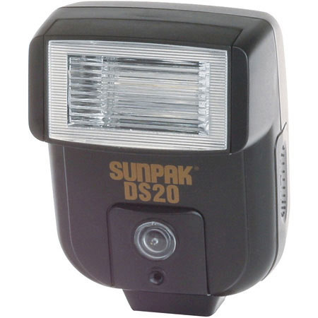 Sunpak DS-20 5-Position Bounce-Tilt Shoe Mounted Slave Flash with Wireless Auto Slave. image