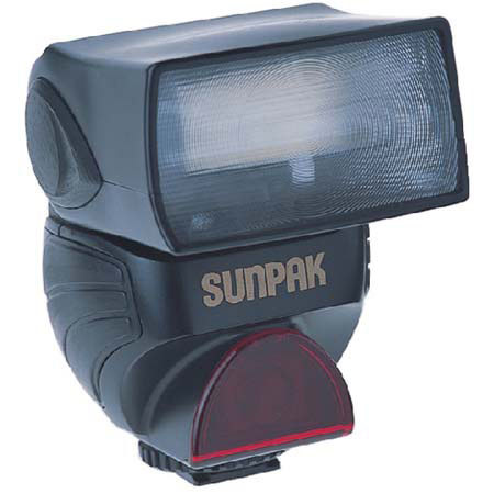 Sunpak PZ40X II, Power Zoom Digital Flash for Konica- Minolta TTL and ADI Maxxum i Series Cameras, Guide Number 120, ISO 100/Feet @ 80mm Setting - Black image