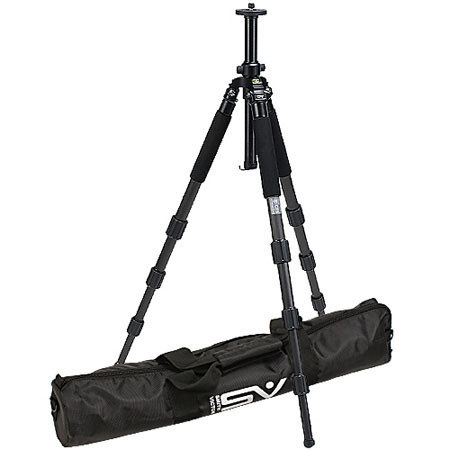 Smith Victor CF-5 Carbon Fiber Tripod Legs with case, Supports 18 lbs., Max Height 61" image