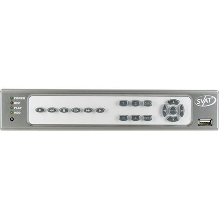 SVAT Electronics CV500-4CH-X Web Ready 4 Channel Surveillance H.264 Security DVR with Smart Phone Access (No Camera)