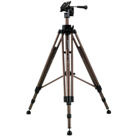 Smith Victor Propod PRO-3 Medium Tripod with 2-Way Fluid Head (Supports 20 lbs, Maximum Height 68") image