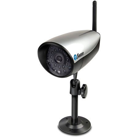 Swann ADW-400/X Zero Interference Extra Camera, 1/4" CMOS Sensor, 300 TV Lines, 26'/8m Night Vision Distance, 165'/50m Wireless Transmission