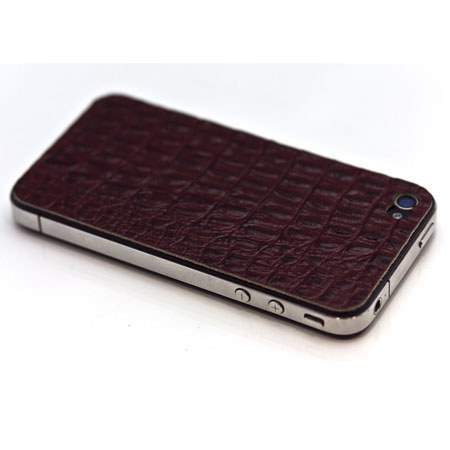 SLICKWRAPS - Skin Wrap for iPhone 4 4S - Alligator Leather