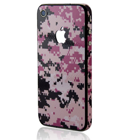 UPC 610370081402 product image for SlickWraps Camo Series Wrap for iPhone 4/4S, Pink | upcitemdb.com