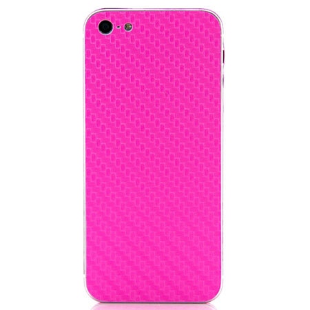 UPC 853571004065 product image for SlickWraps Carbon Fiber Wrap for iPhone 5, Pink | upcitemdb.com