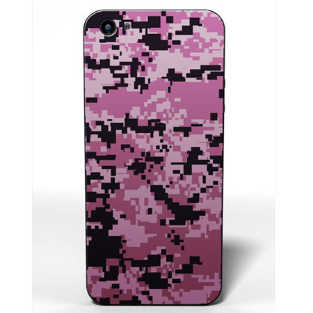 UPC 853571004287 product image for SlickWraps Camo Series Protective Film for iPhone 5, Pink Camo | upcitemdb.com