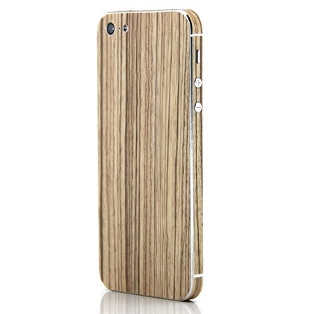 UPC 853571004478 product image for SlickWraps Wood Series Wrap for iPhone 5, Zebra | upcitemdb.com