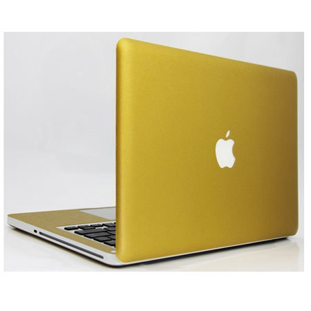 UPC 609613167225 product image for SlickWraps Metal Series Protective Film for MacBook Air 13, Gold | upcitemdb.com