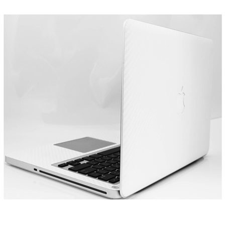 UPC 609465641218 product image for SlickWraps White Carbon Fiber Wrap for Macbook Pro 15" | upcitemdb.com