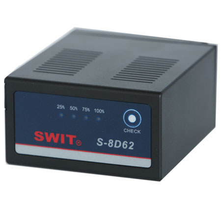 SWIT S-8D62 Replacement 7.2V, 47.5Wh Li-ion Battery for Panasonic CGA Battery D28/D54 with DC Output
