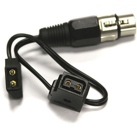 Switronix 8" PowerTap Male to Female and 4-Pin XLR Female
