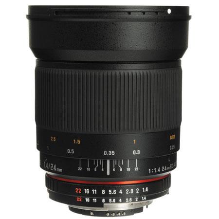 Samyang 24mm f/1.4 ED AS UMC Wide-Angle Lens for Olympus E Series DSLRs - (Four Thirds System)
