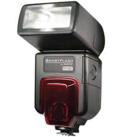 Phoenix Digital SmartFlash PZ139 Power Zoom, Bounce Shoe Mount ETTL II Flash for Canon SLR's, Guide Number 139