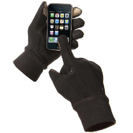 Tavo Gloves with Playpoint Technology, for all Touchpad Devices, Size Large, Black, One Pair image