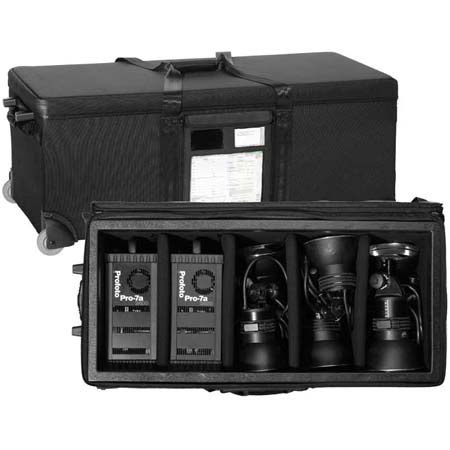Tenba AT-AW-5LS Five Light Head Topload Air Case with Wheels, & Room for 1-2 Power Packs, Light Stands, Collapsible Light Modifiers & Accessories