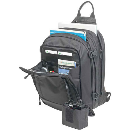 Tenba DB-17CL Photographer's Business Companion Leather-Trim Backpack, holds up to 17" Notebooks. image