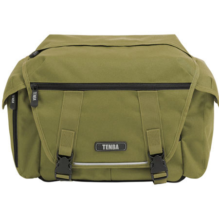 Tenba Lightweight Messenger Camera Bag, Olive - for 1-2 D/SLR Bodies, 3-5 Lenses, Flash and Accessories image