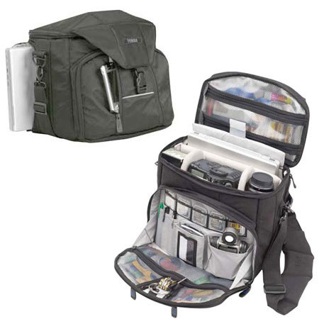 Tenba PD-12C ProDigital 2.0 Series Shoulder Bag for 12" Notebooks, Motorized Camera Body &amp; Lenses, 80 cubic inches of Storage. image