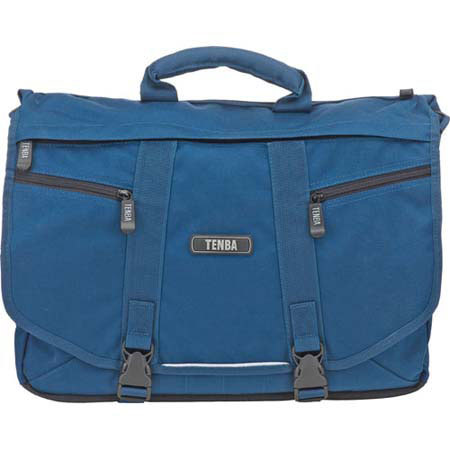 Tenba ProDigital 2.0 Large Messenger Satchel, Fits 17" Laptops &amp; Small Camera System, Navy Blue image