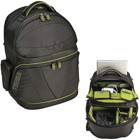 Tenba Gen-3 Photo-Laptop Backpack for a Full-sized Pro D-SLR Camera Kit &amp; 17" Laptop, Black image