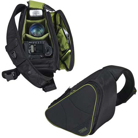Tenba Gen-3 Photo Sling Bag, Single Strap Bag for a Pro Size D-SLR with 1-2 Lenses, Black image