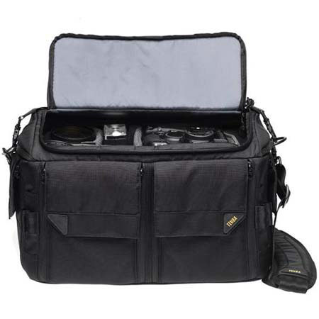 Tenba Response Large Camera System Shoulder Bag, with Pop-Out Pocket System, Black image