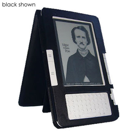 TrendyDigital EasyRead Platform Style eReader Jacket for Amazon Kindle 2, with Handsfree Viewing Stand & Embedded Corner Closure, Red