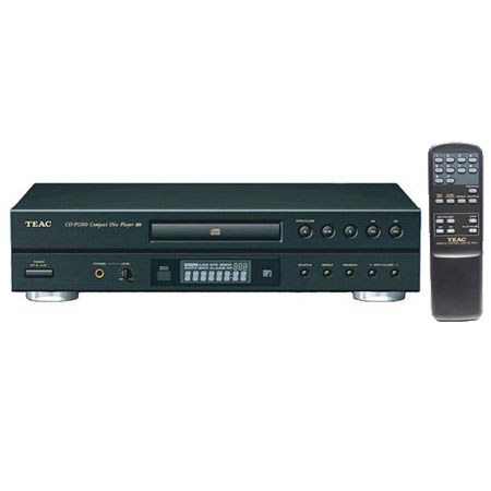 TEAC CD-P1260 CD Player with Remote, Support CD, CD-R/RW and MP3 Discs