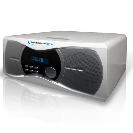 Technical Pro BLUET3 Powered Bluetooth 2.1 Loudspeaker, 20Hz-20KHz Frequency Response, 30' / 9.14m Bluetooth Range