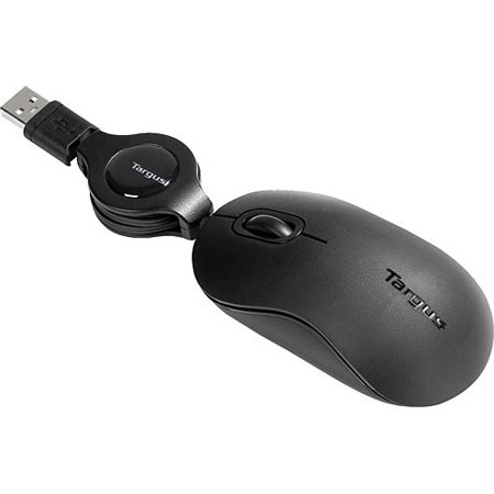 Targus USB Retractable Optical Laptop Mouse