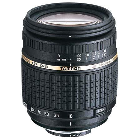 Tamron 18 - 250mm f/3.5-f/6.3 XR DI-II B.I.M. (Built-in Motor) LD Aspherical (IF) AF Zoom with Macro, for Nikon Digital SLRs - U. S. A. Warranty image