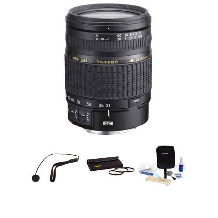 Tamron AF 28-300mm f/3.5-6.3 XR Di VC (Vibration Compensation) Aspherical (IF) AF Zoom Lens for Canon EOS - U.S.A. Warranty, with Tiffen 67mm Photo Essentials F