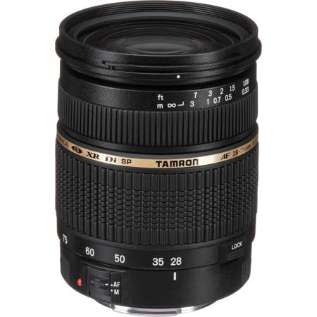 Tamron SP 28-75mm f/2.8 XR Di LD-IF Autofocus Zoom Lens for Canon EOS - U.S.A. Warranty image