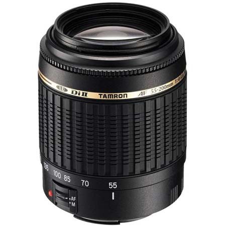 Tamron 55 - 200mm f/4.0-5.6 DI-II LD Macro Ultra Compact AF Telephoto Zoom Lens for Maxxum &amp; Sony Alpha Mount - USA Warranty image