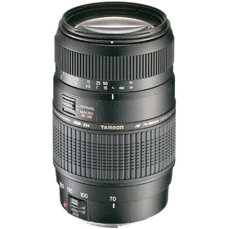 Tamron 70-300mm f/4-5.6 Di LD 1:2 Auto Focus Macro Zoom Lens with Hood for Pentax AF, 6 Year USA Warranty image
