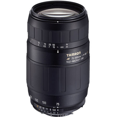 Tamron 75-300mm f/4-5.6 LD AF Macro Auto Focus Zoom Lens with Hood for Pentax AF - with 6 Year USA Warranty image