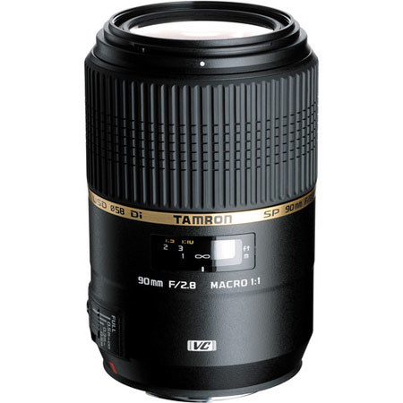 Tamron SP 90mm f/2.8 Di VC USD 1:1 AF Macro for Canon EOS - with 6 Year USA Warranty