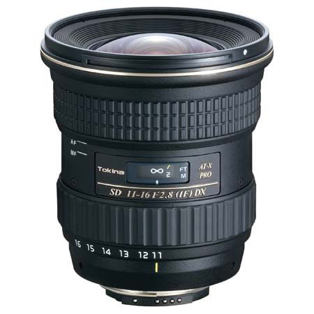 Tokina 11mm - 16mm F/2.8 ATX Pro DX Autofocus Zoom Lens for Sony Digital SLR Cameras. image