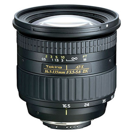 Tokina 16.5 - 135mm f/3.5-5.6 DX Zoom Lens for Nikon Digital SLR Cameras image