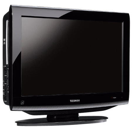Toshiba 19CV100U 19&quot; 720p LCD DVD Combo TV - Black Gloss image