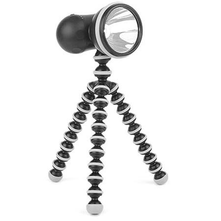 Joby Gorillatorch, Hands Free Flashlight with Wrappable Legs, Black / Gray image