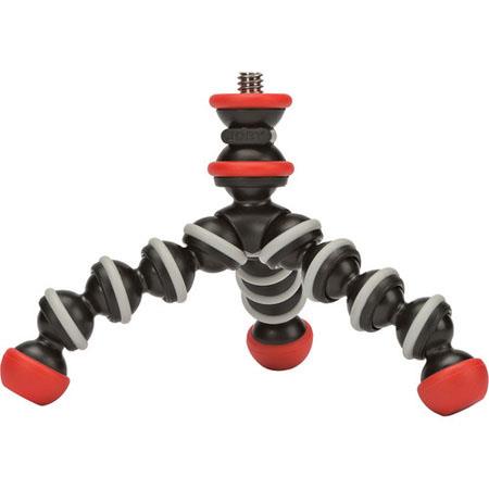 Joby GorillaPod Mini Magnetic (Black/Grey/Red) - Mini Tripod for Point and Shoot Cameras