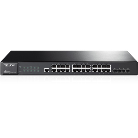 UPC 845973020927 product image for TP-Link TL-SG3424 JetStream 24-Port Gigabit L2 Managed Switch with 4 Combo SFP S | upcitemdb.com