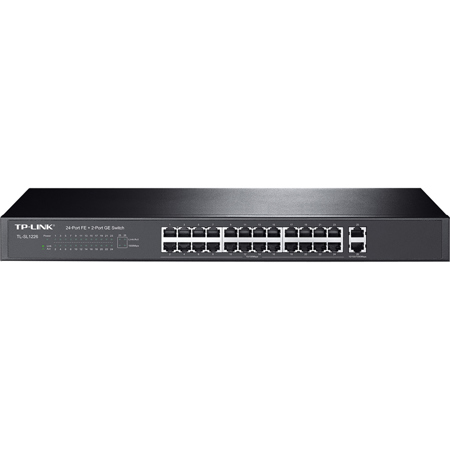 UPC 845973020279 product image for TP-Link TL-SL1226 24-Port 10/100Mbps + 2-Port Gigabit Rackmount Switch, 8.8Gbps  | upcitemdb.com