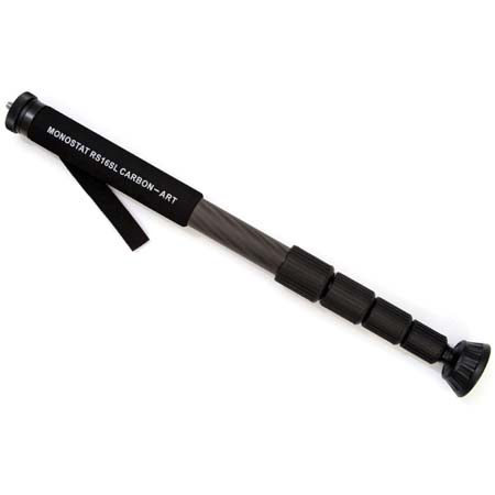 Monostat RS16SL Carbon ART, Anti-Rotation Tubing, 5 Section Carbon Fiber Monopod, Maximum Height 71&quot; image