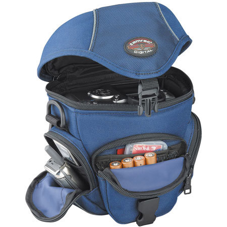 Tamrac Travel Zoom 4, Holster Style Case for Digital or 35mm SLR with Mounted Lens up to 3 3/4" Long, Gray image