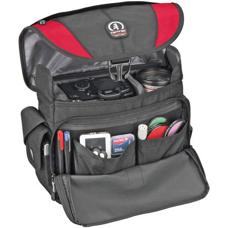 Tamrac 5534 Adventure Messenger 4, Messenger Style SLR Essentials Shoulder Bag, Red / Black image