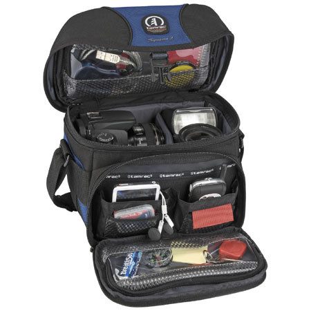 Tamrac #5602 System 2 Compact Camera Bag for 35mm or Digital Cameras, Blue. image
