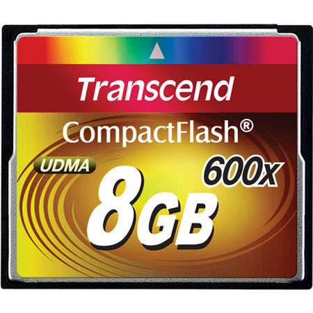 Transcend 8 GB, 600x Extreme Plus Series, Compact Flash Memory Card image
